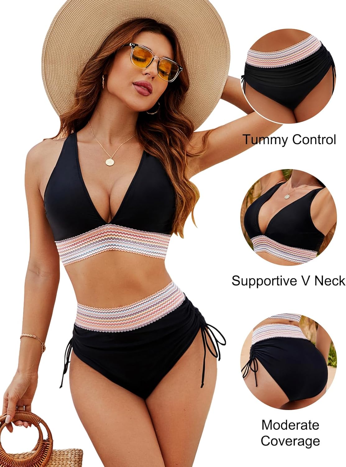 Bikini met corrigerend effect, 2-delig voor dames