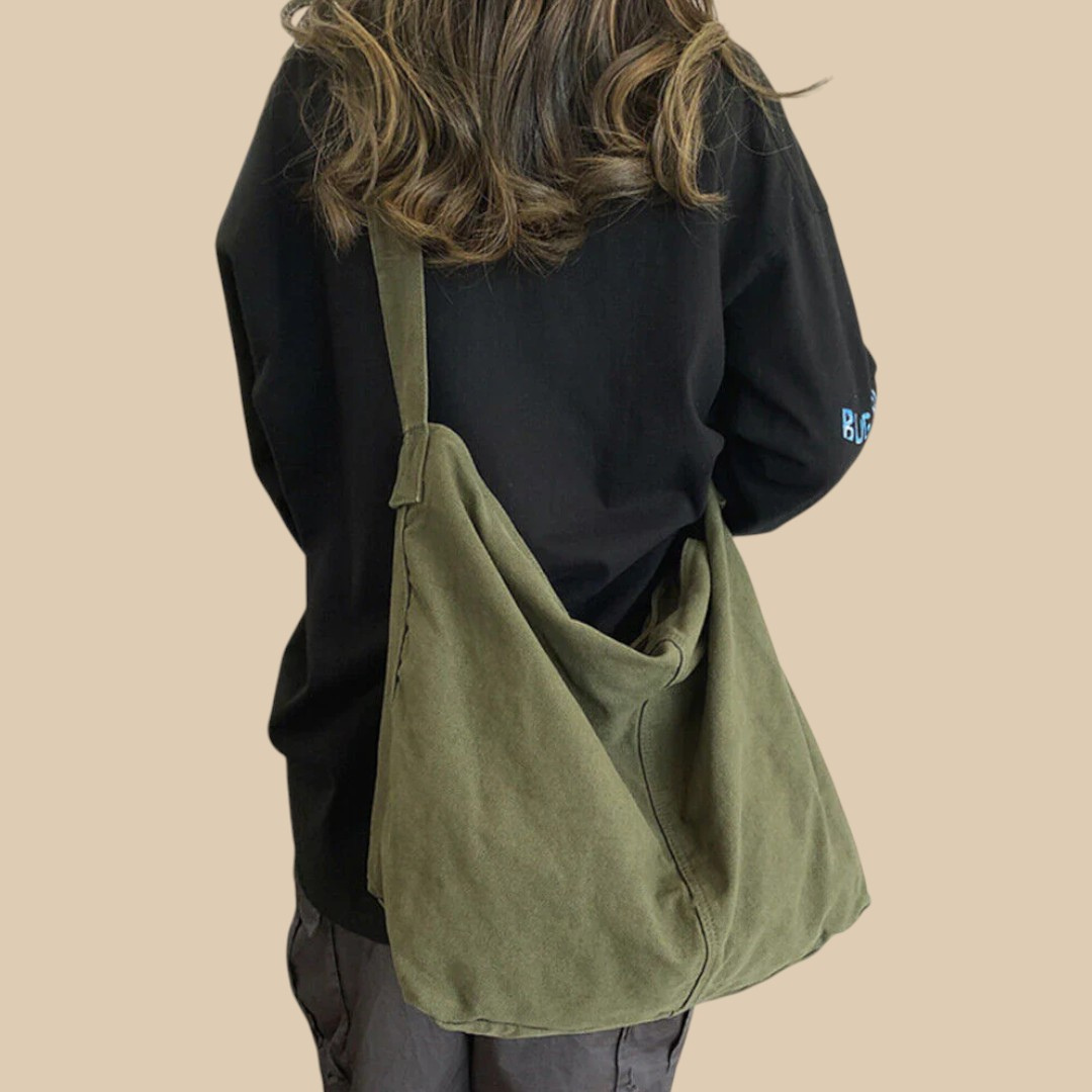 Slouchy Hobo Crossbody Bag with Adjustable Strap and Zip Top for Women
