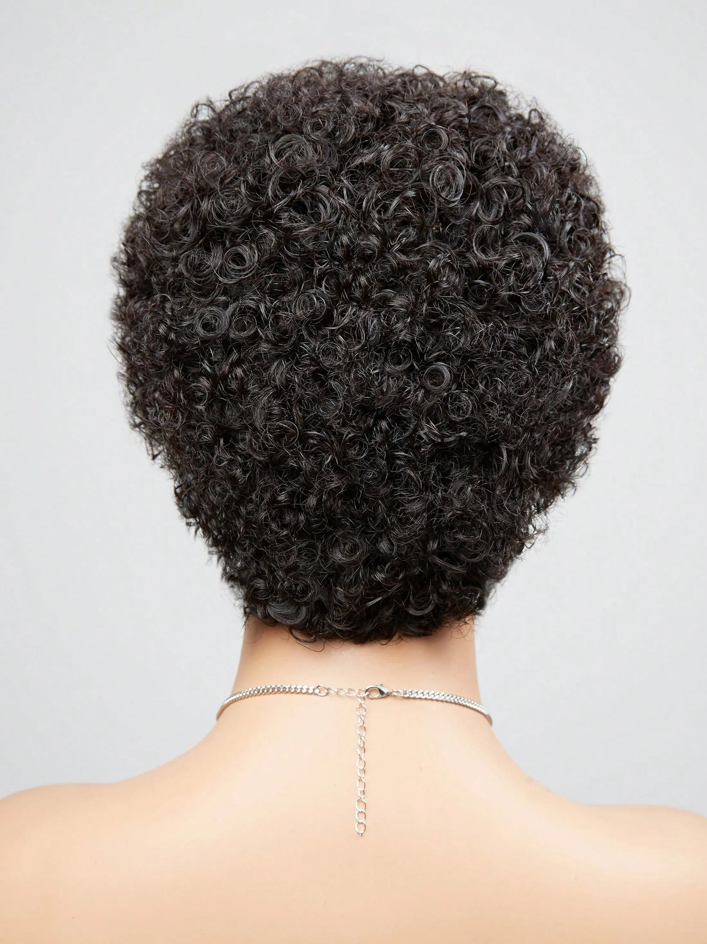 Perruques cheveux courts noir pixie cut afro