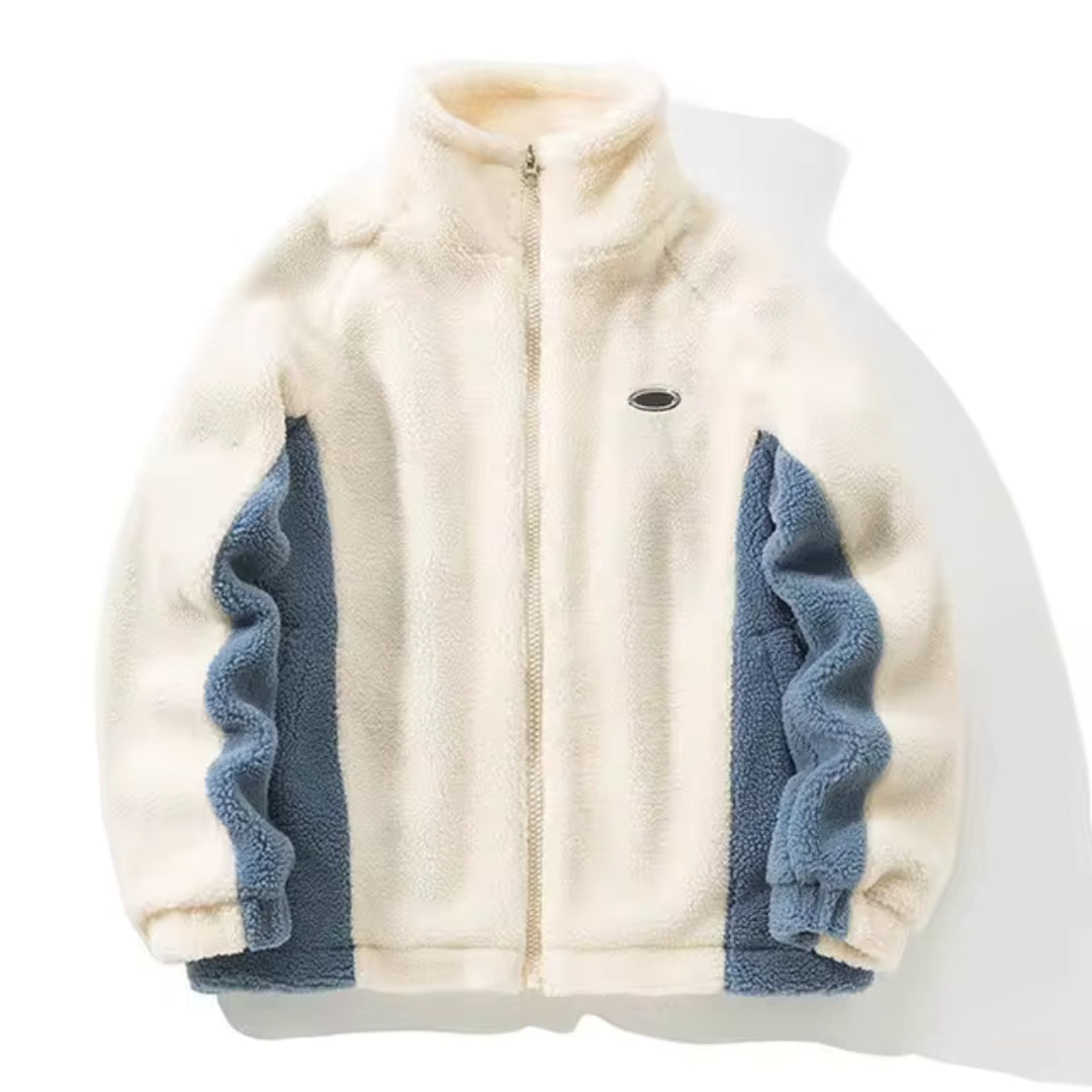 Tijdloze vintage jas in klassieke kleuren