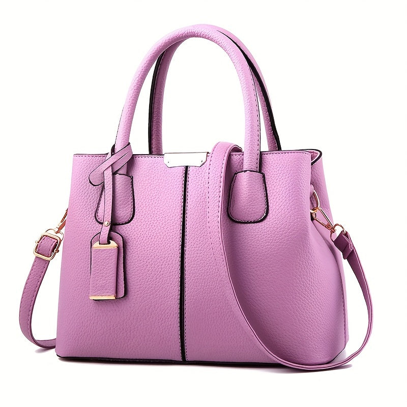 Elegante geräumige PU-Handtasche für Damen – für alle Jahreszeiten