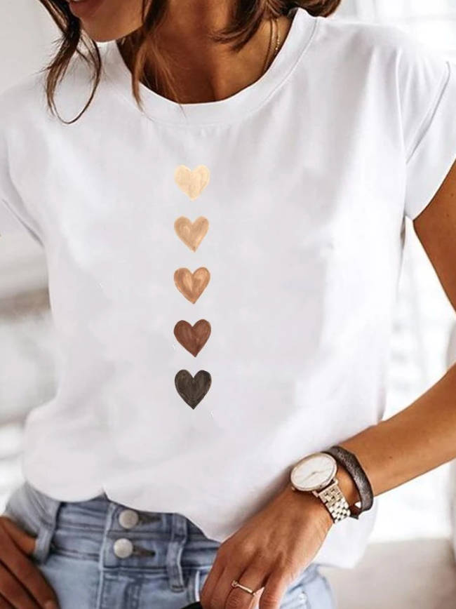 Leichtes Sommer-T-Shirt für Damen, komfortabel und schick