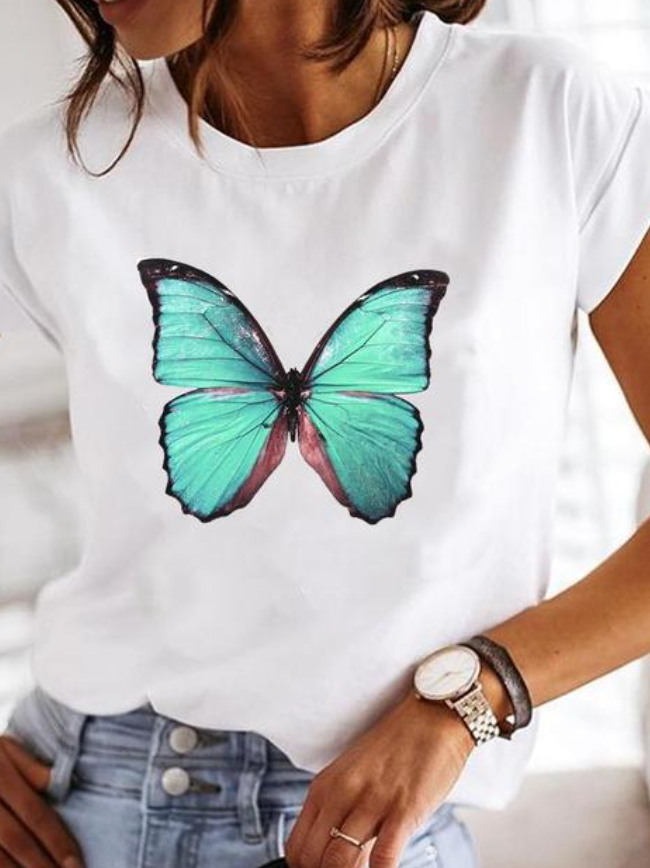 Leichtes Sommer-T-Shirt für Damen, komfortabel und schick