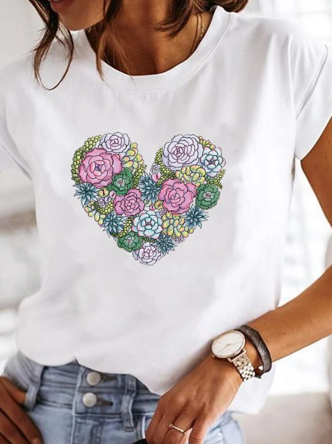 Leichtes Sommer-T-Shirt für Damen, komfortabel und schick