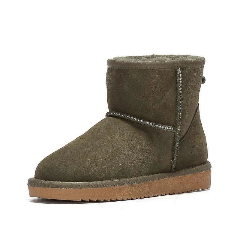 Elegante Winterstiefel aus Kunstwolle