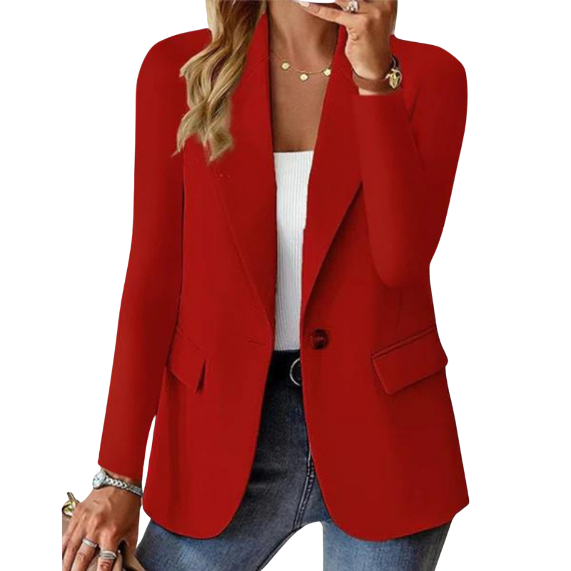 Chique Blazer met Perfecte Pasvorm en Veelzijdige Elegant