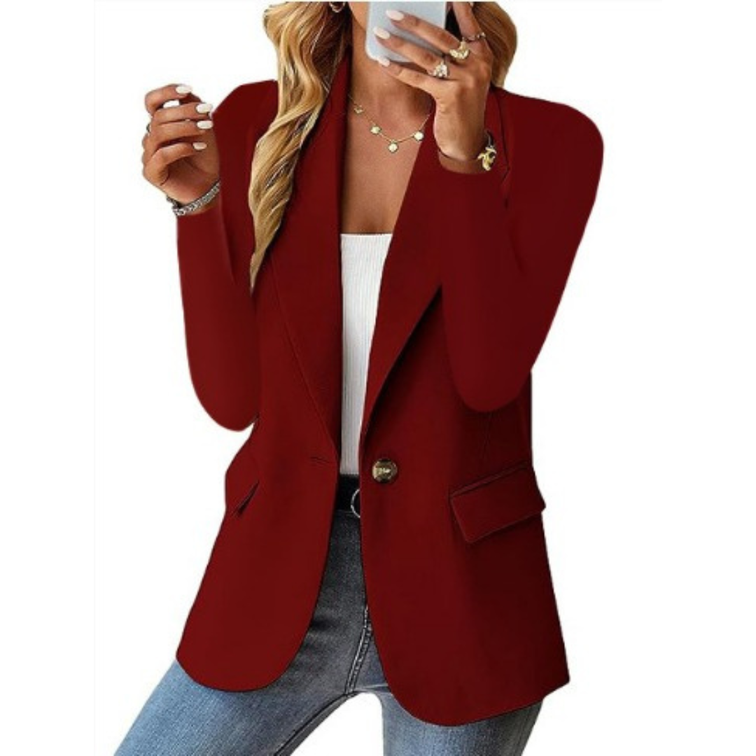 Chique Blazer met Perfecte Pasvorm en Veelzijdige Elegant