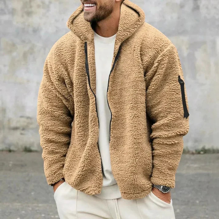 Veste Fleece Chic à Capuche Confortable