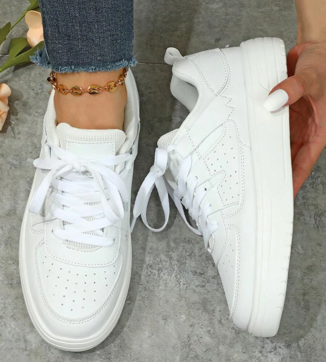 Sneakers basse colorblock pastello streetwear