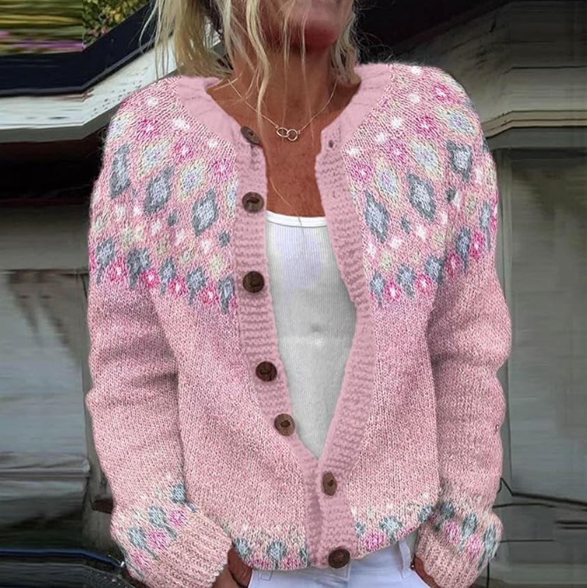 Cardigan Ample Raffiné en Maille Douce