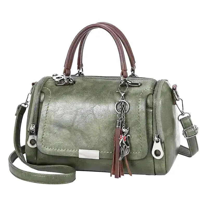 Sac à main grande capacité avec sangle et fermeture éclair