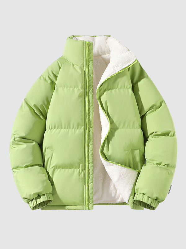Veste Puffer Chic en Fleece Doublé