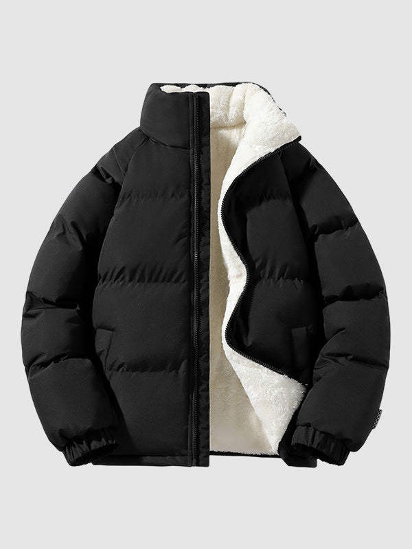 Veste Puffer Chic en Fleece Doublé