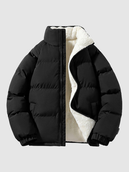Veste Puffer Chic en Fleece Doublé