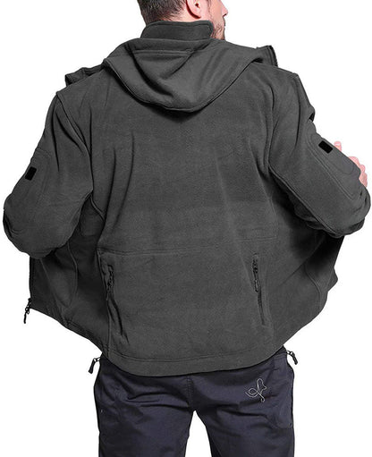 Veste Fleece Chic avec Poches Anti-Vol