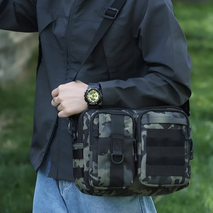Sac Bandoulière Homme Style Militaire Pratique et Fonctionnel
