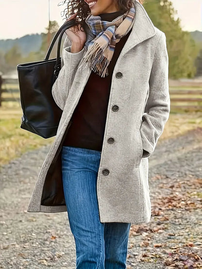 Manteau chic à un bouton élégant