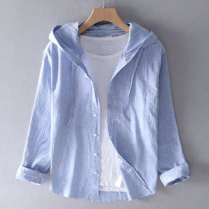 Camicia leggera a maniche lunghe