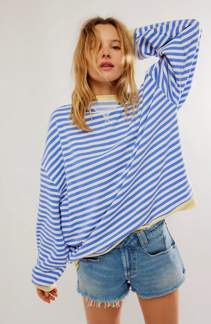 Pull oversized coloré chic