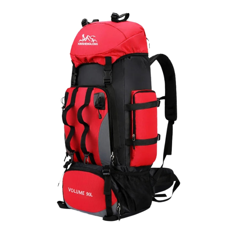 Sac à dos de randonnée 90L spacieux et imperméable pour trekking