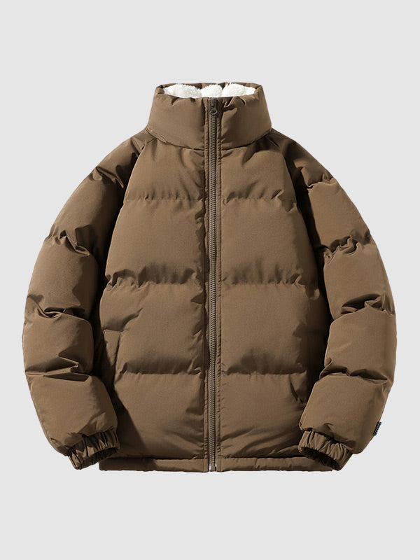 Veste Puffer Chic en Fleece Doublé