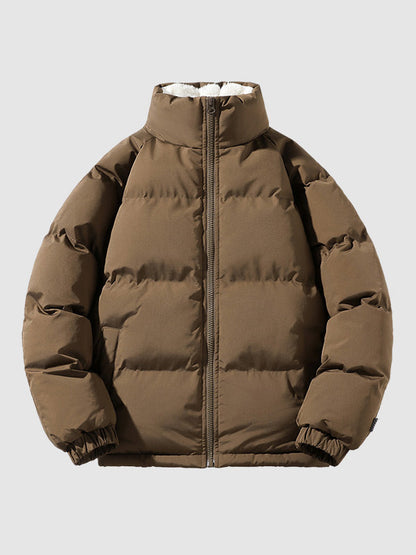 Veste Puffer Chic en Fleece Doublé
