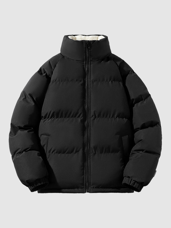 Veste Puffer Chic en Fleece Doublé