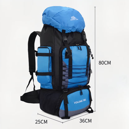 Grand Sac à Dos de Randonnée pour Homme 90 Litres Pratique et Spacieux