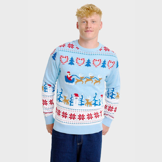Pull Moche de Noël élégant en coton bio doux