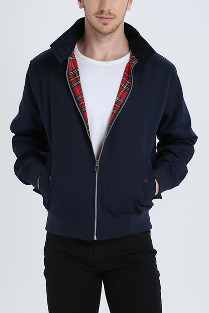 Harrington-Jacke chic à col montant