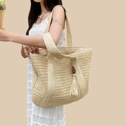 Orlisse - Sac bandoulière avec pompon pour femme - Élégance et praticité au quotidien