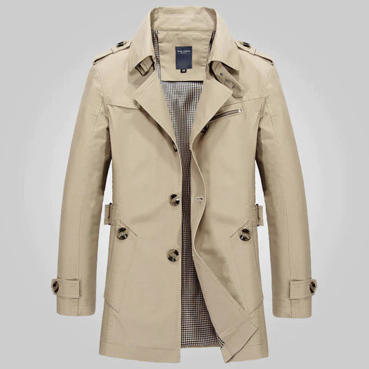Trench pour femme ou homme mi-long classique