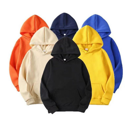 Hoodie sweat à capuche uni basique