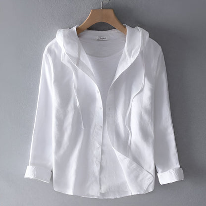 Camicia leggera a maniche lunghe