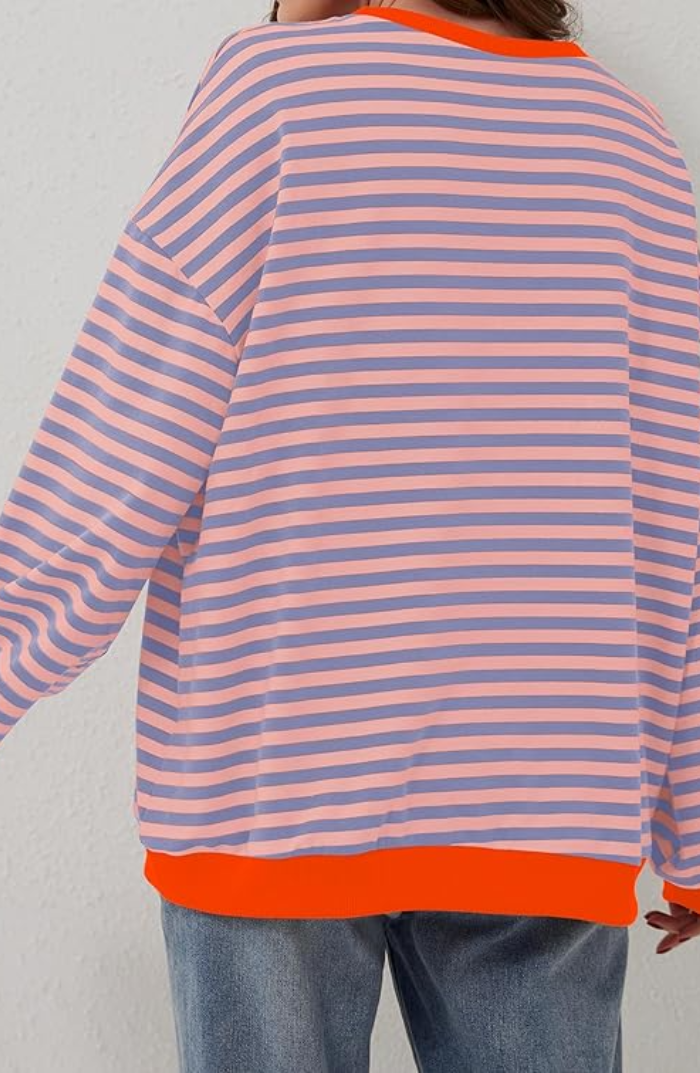 Pull oversized coloré chic