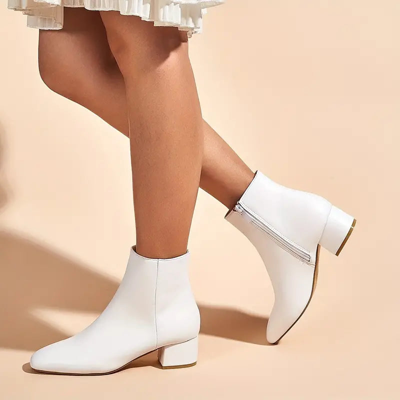 Bottines Chelsea à talon bloc