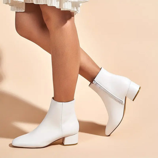 Bottines Chelsea à talon bloc