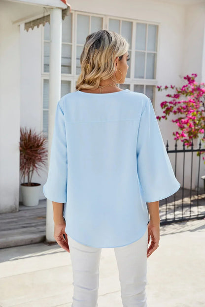 Blouse pour femme avec coupe décontractée