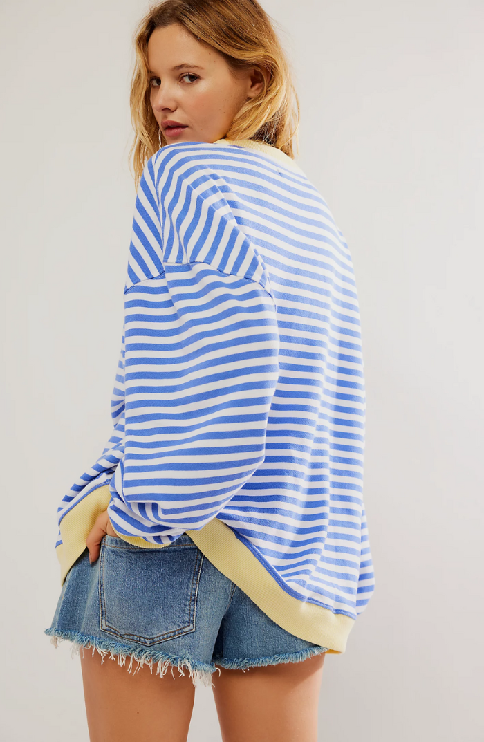 Pull oversized coloré chic