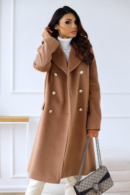 Long elegant coat with flowy cut