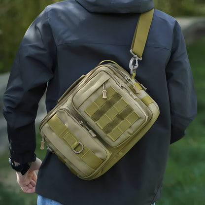 Sac Bandoulière Homme Style Militaire Pratique et Fonctionnel