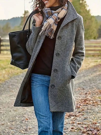 Manteau chic à un bouton élégant