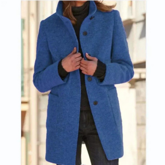Manteau d'hiver élégant à boutons