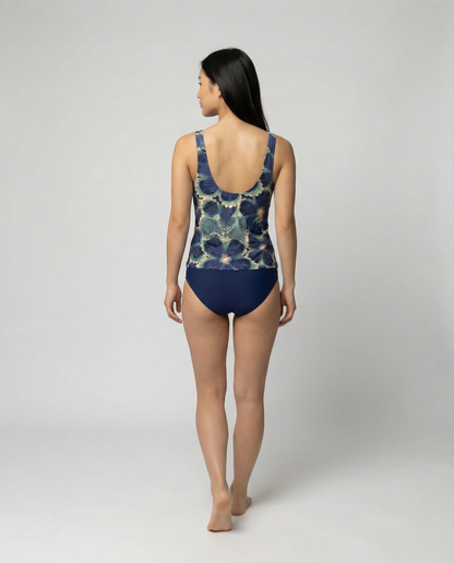 Tankini maillot de bain pour femme à Imprimé Chic
