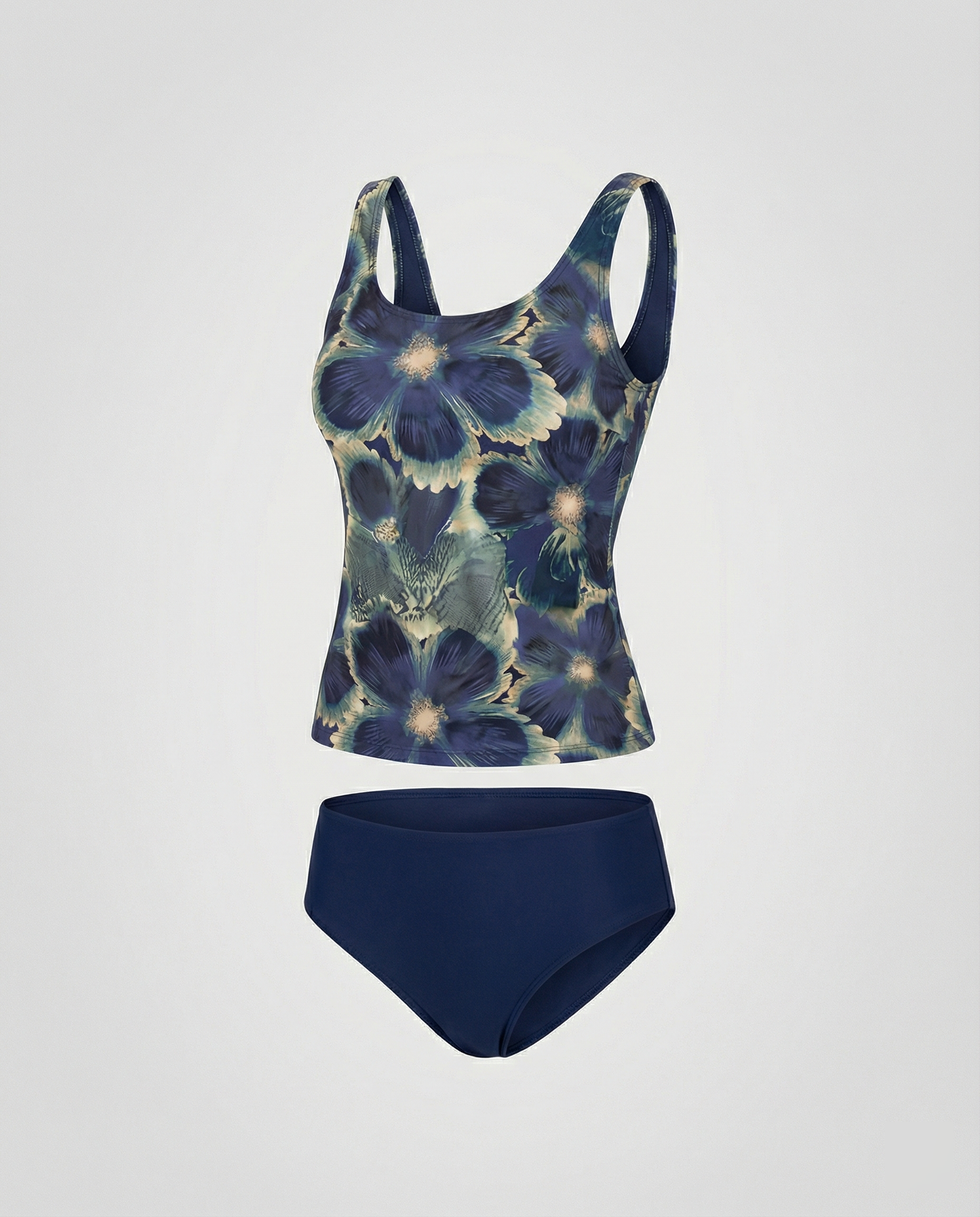 Tankini maillot de bain pour femme à Imprimé Chic
