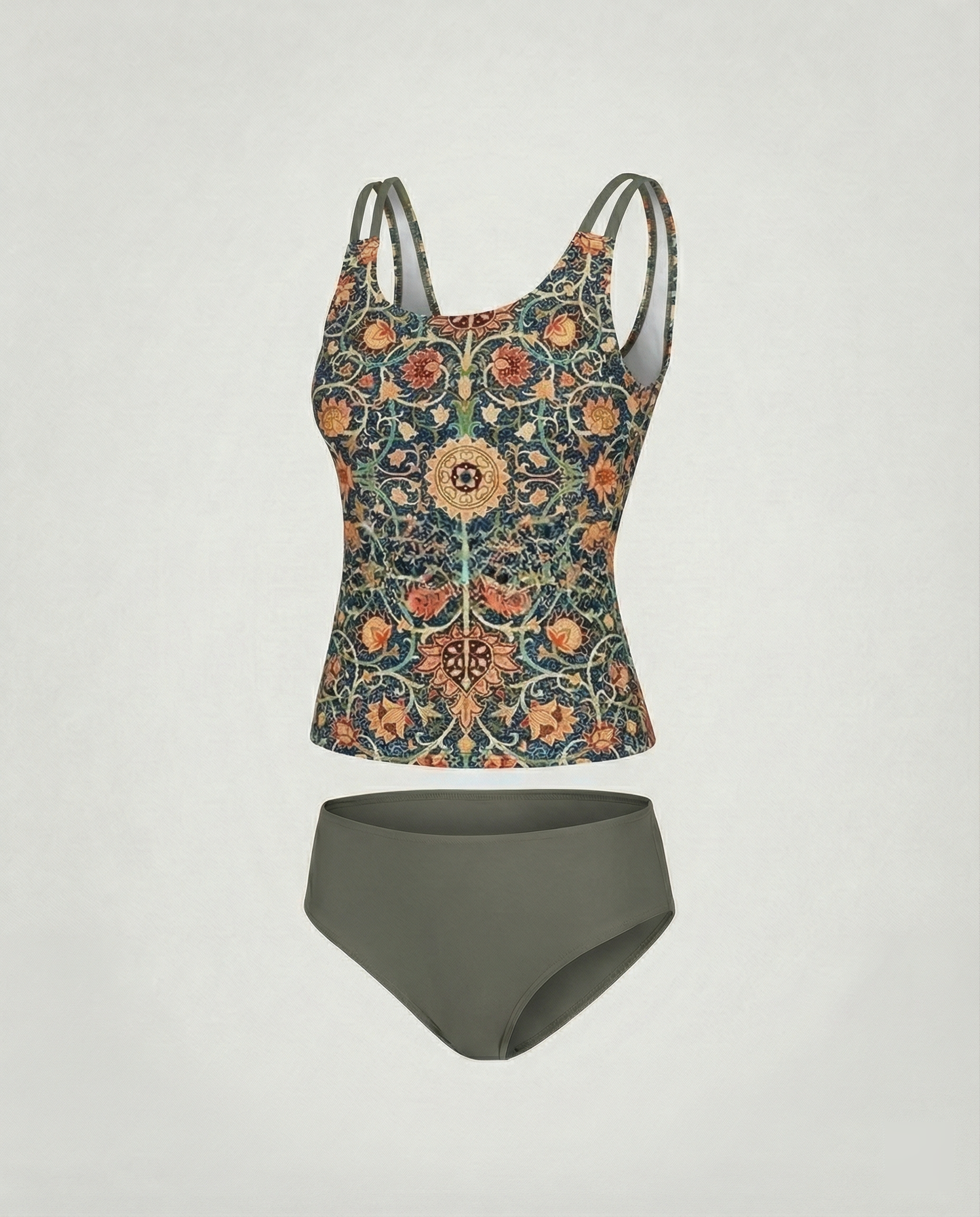 Tankini maillot de bain pour femme à Imprimé Chic