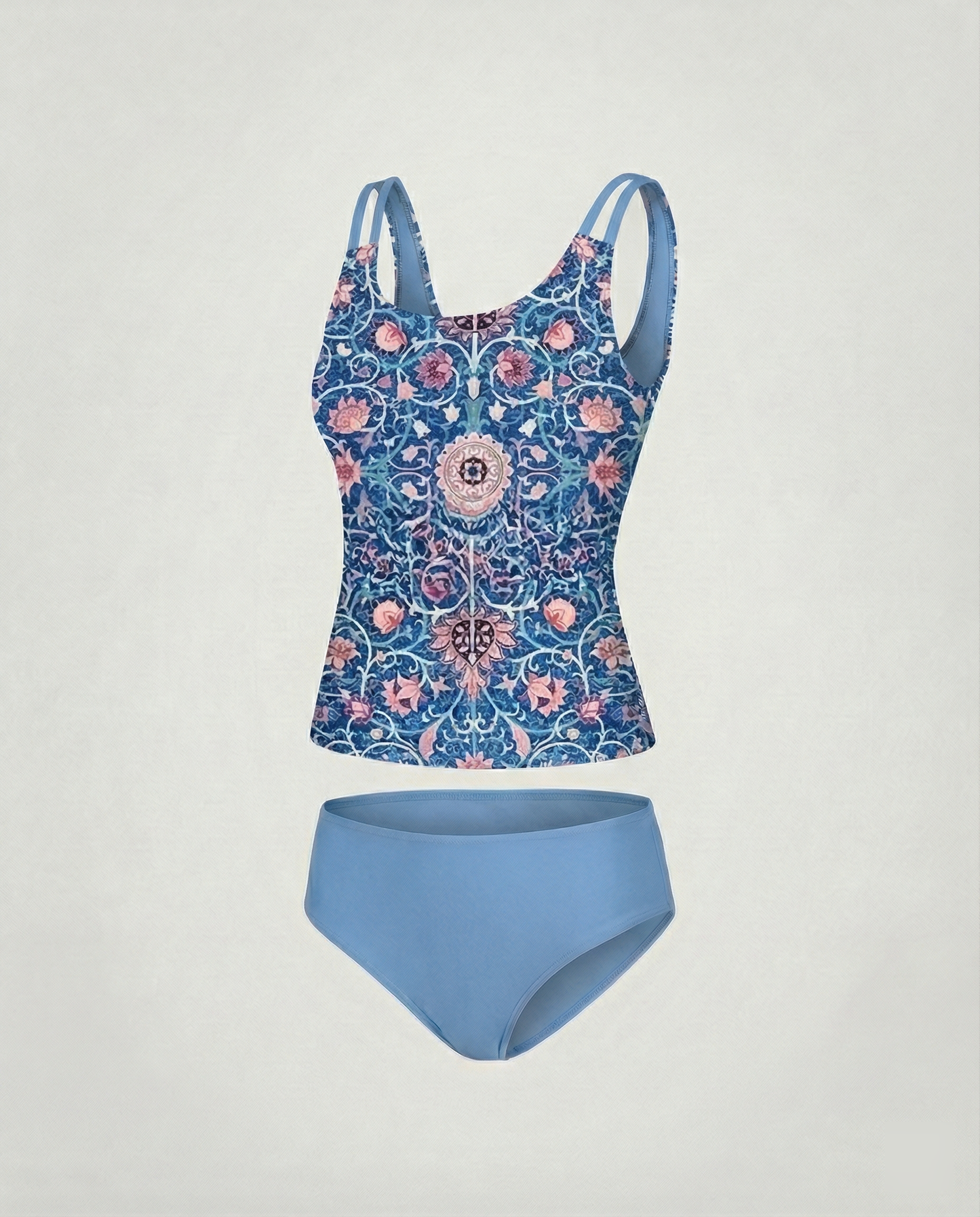 Tankini maillot de bain pour femme à Imprimé Chic