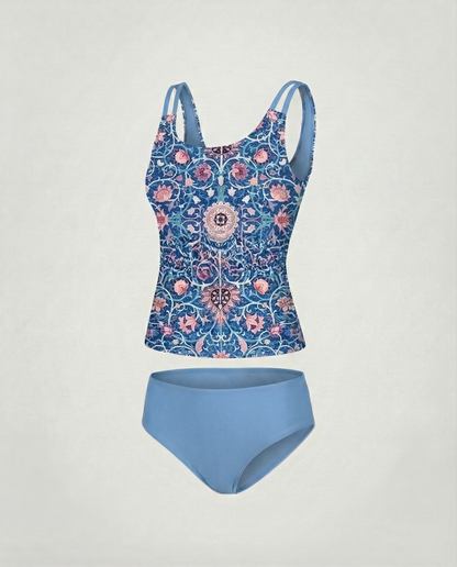 Tankini maillot de bain pour femme à Imprimé Chic