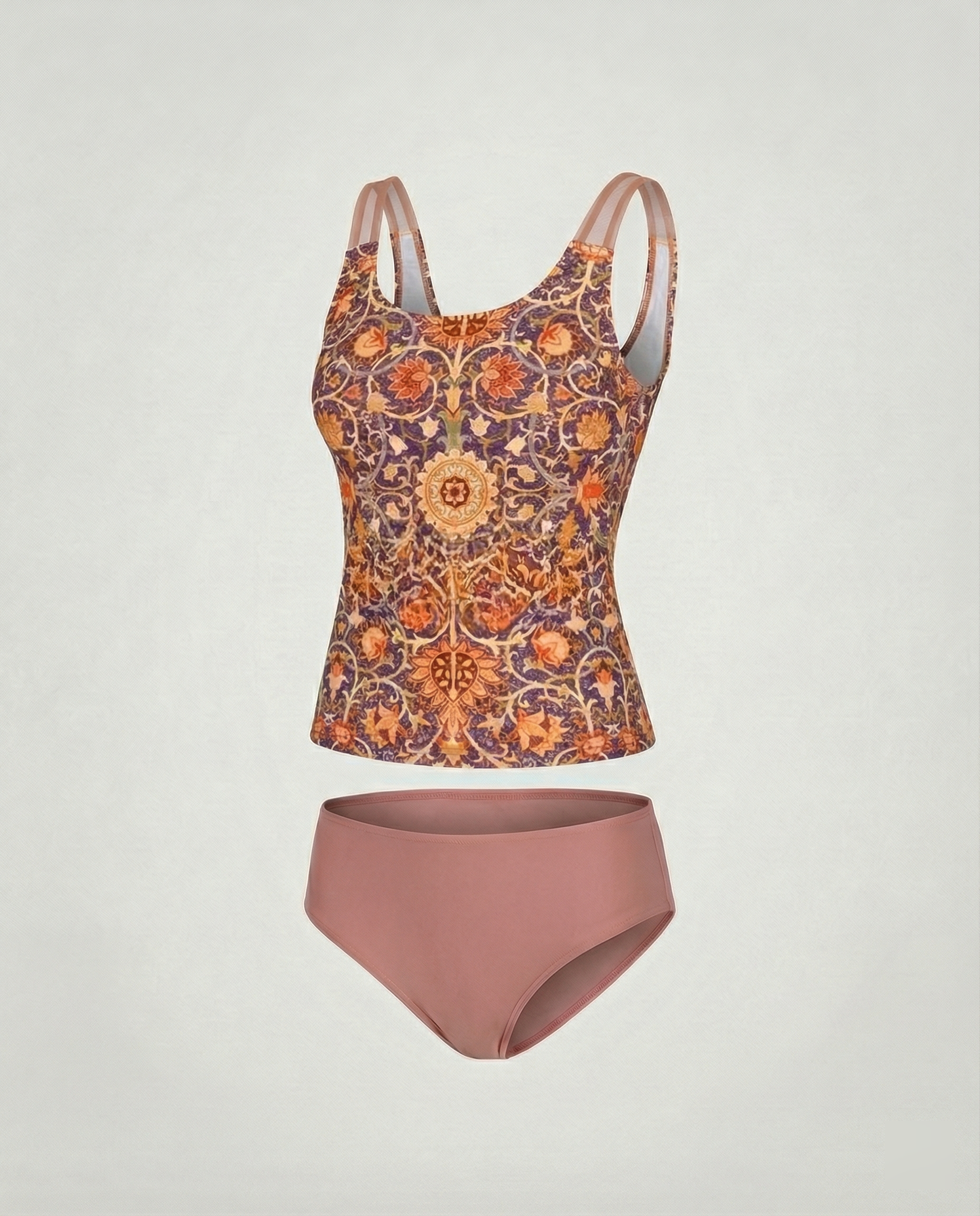 Tankini maillot de bain pour femme à Imprimé Chic