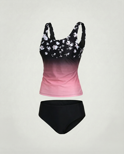 Tankini maillot de bain pour femme à Imprimé Chic